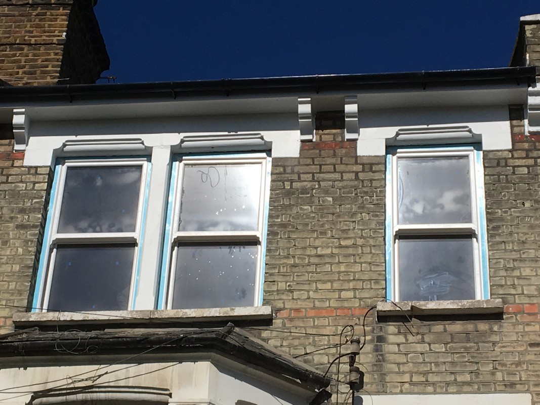 New uPVC sash windows fitted on Victorian terrace in Watford